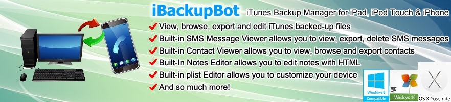 Ibackupbot Itunes Backup Manager For Iphone Ipod Touch Ipad
